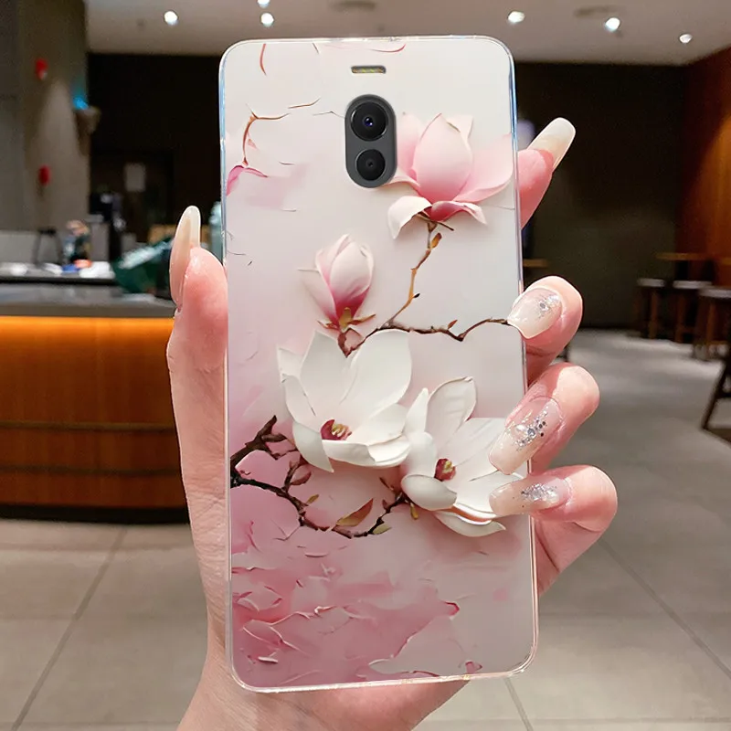 Clear Luxury Butterfly & Floral Soft TPU Silicone Phone Case