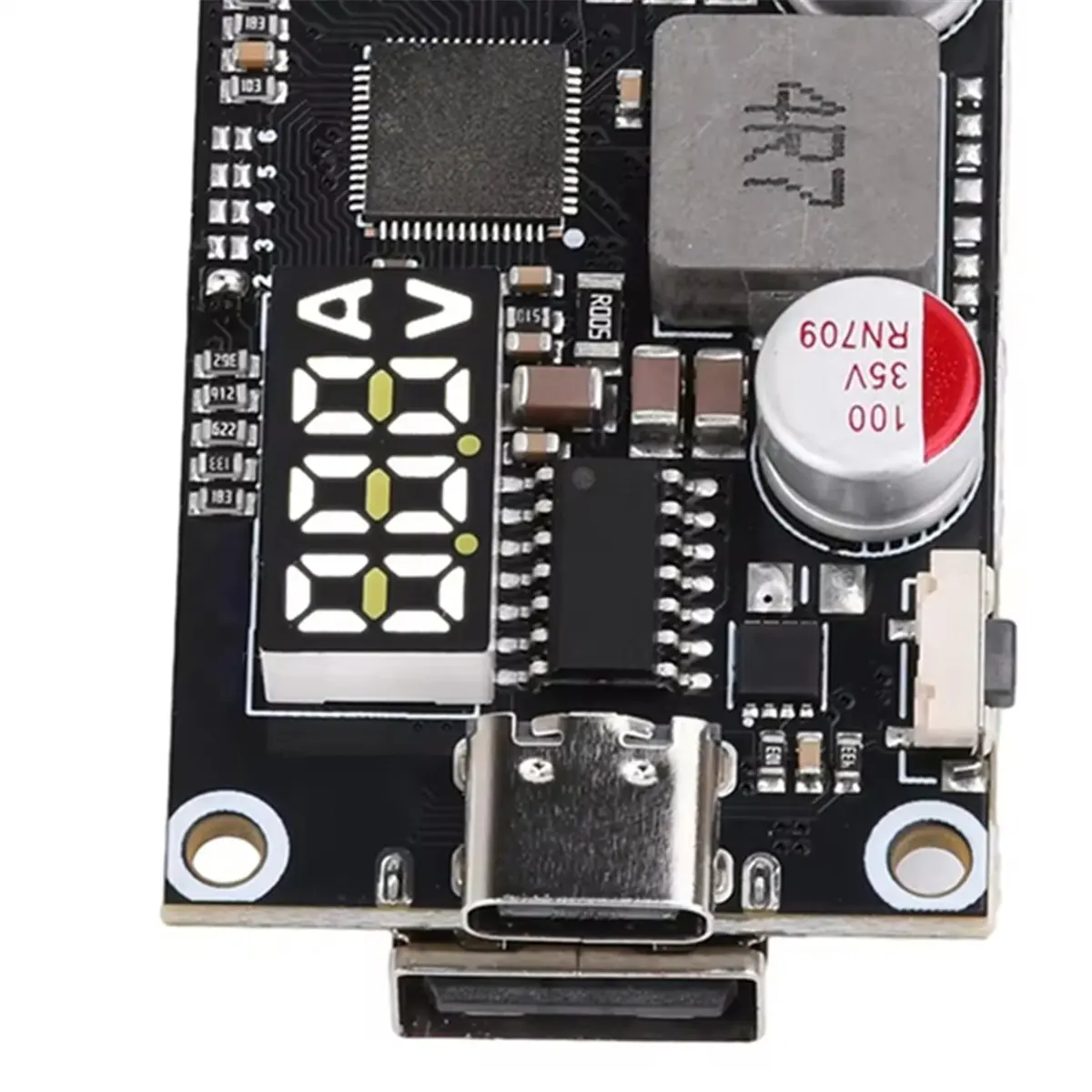 (선물 아이디어) 45W 2-6S 고속 충전 모바일 전원 모듈 PD QC 급속 충전기 DIY 회로 기판은 리튬 배터리 Type-C를 지원합니다.