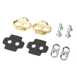 Premium Mountain Bike Pedal Cleats - Copper Finish MTB Accessories (One set)
