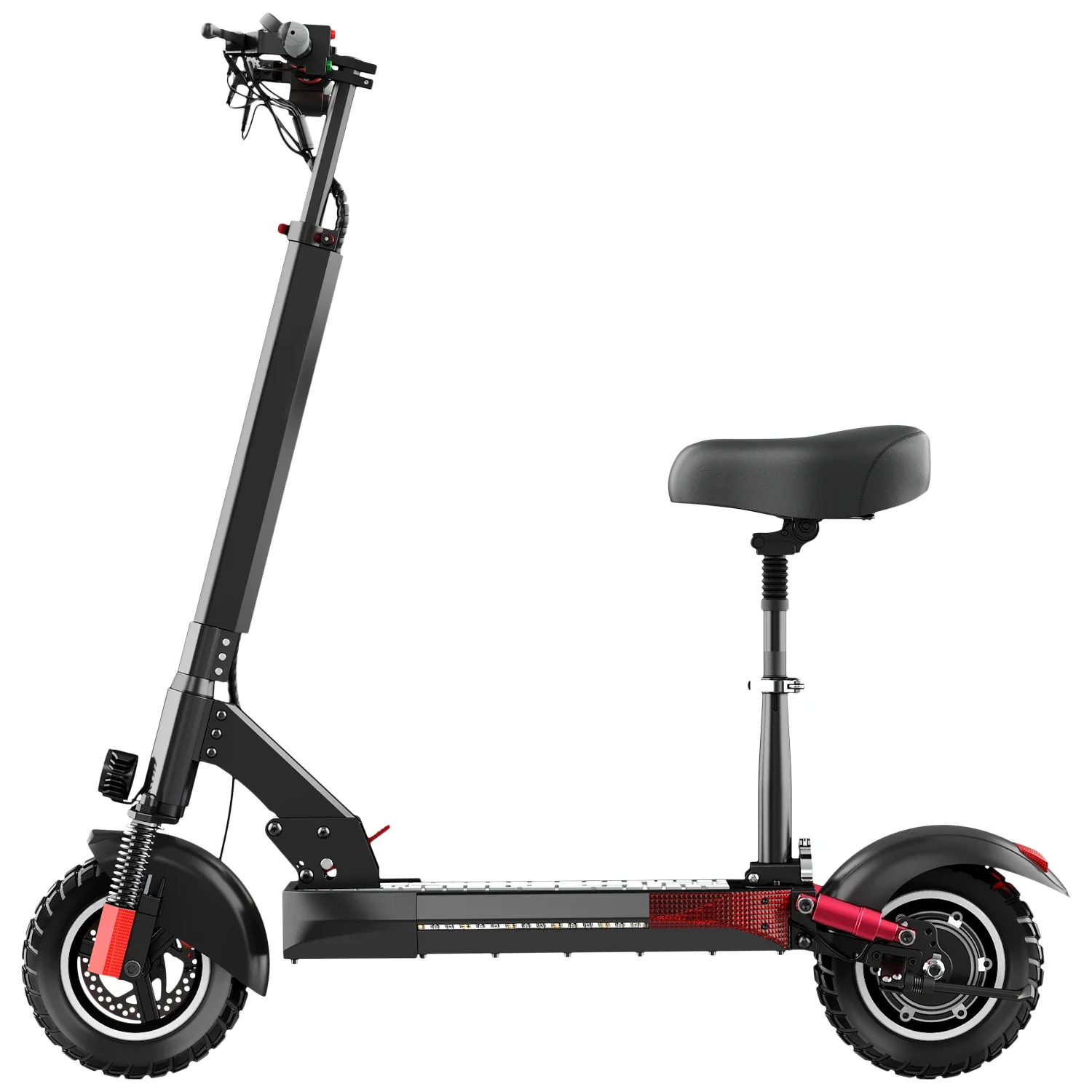 M4 Pro 800W Motor 10 Inch Tire Adult Folding Electric Scooter 48V 18Ah Battery Electric Scooter with Seat Maximum Speed 45KMH