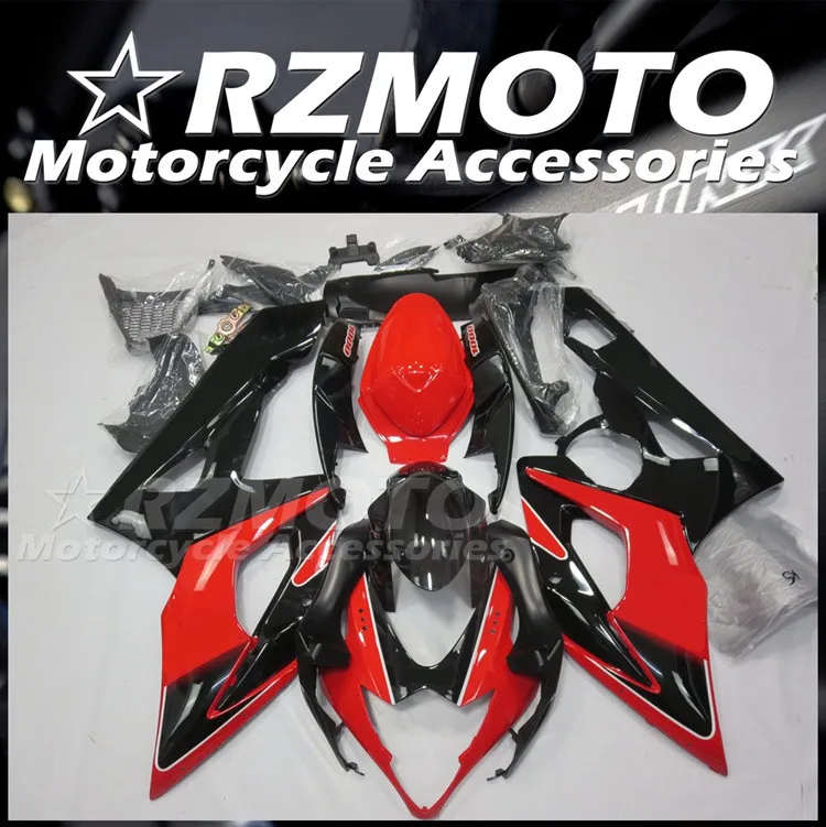 

4Gifts New ABS Motorcycle Fairings Kit Fit For SUZUKI 1000 2005 2006 K5 05 06 Bodywork Set Custom Black Red Glossy