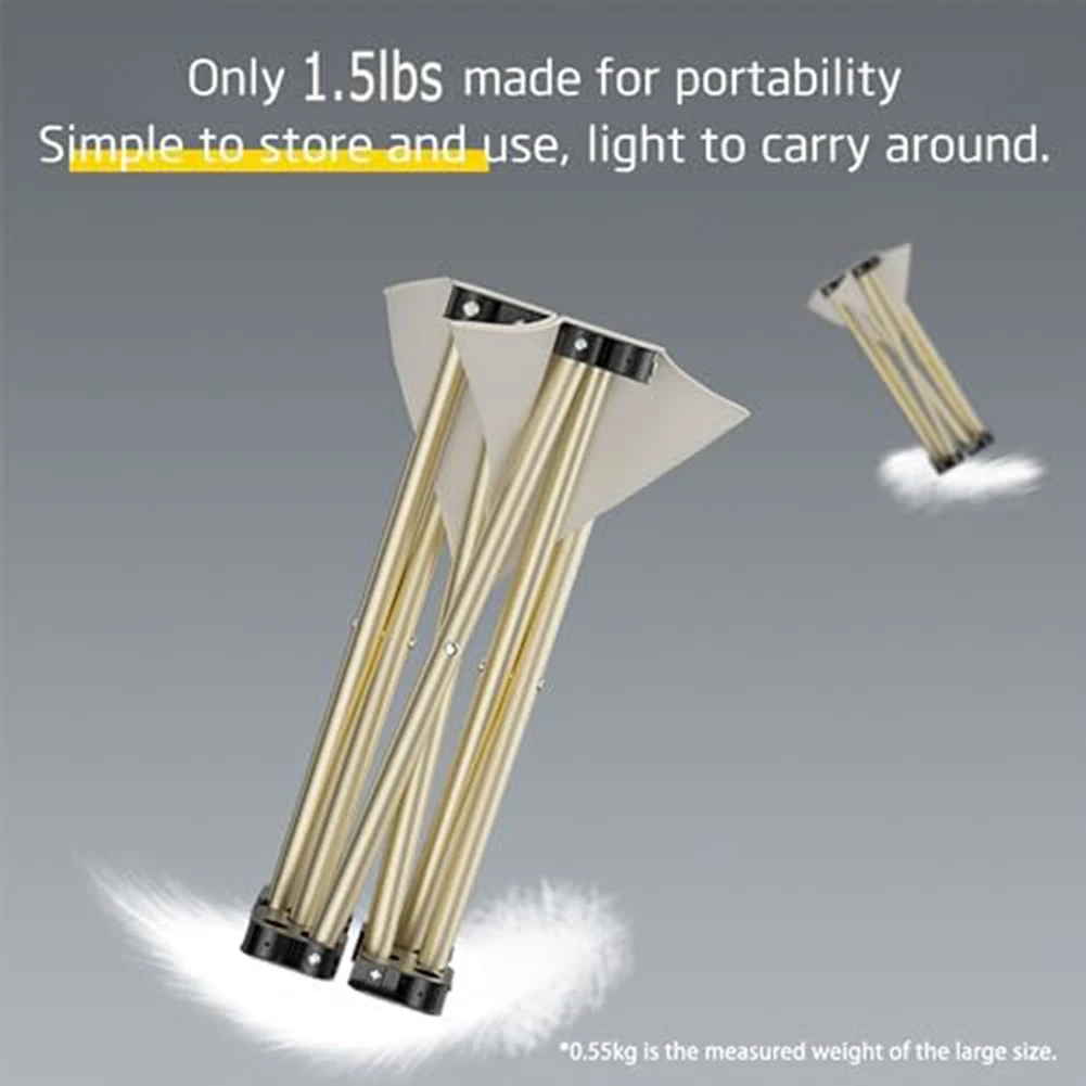 Portable Folding Stool Lightweight Quick-to-setup Folding Chair For Outdoor Camping Picnic Black White Camping Fishing Chair