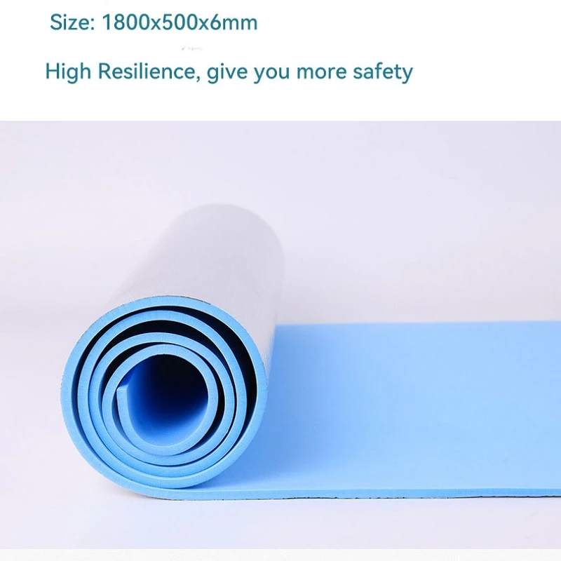 10mm Thick EVA Yoga Mat Moisture-proof Outdoor Non-Slip Durable Camping Picnic Mat 1800x500x10mm Exercise Gym Fitness Workout