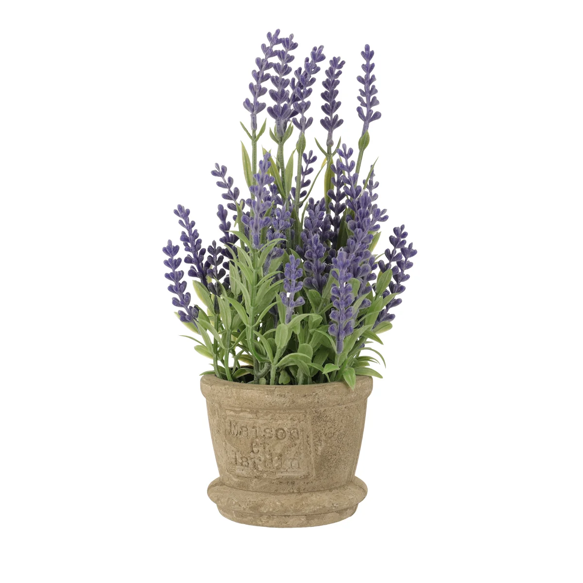 

VORCOOL Artificial Flower Potted Lavender Purple Fake Flowers Faux Lavenders in Pots for Home Decor Party Wedding Garden Office