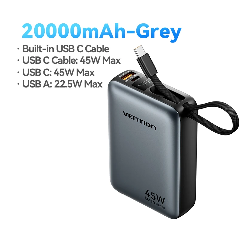 20000mAh 45W Gray