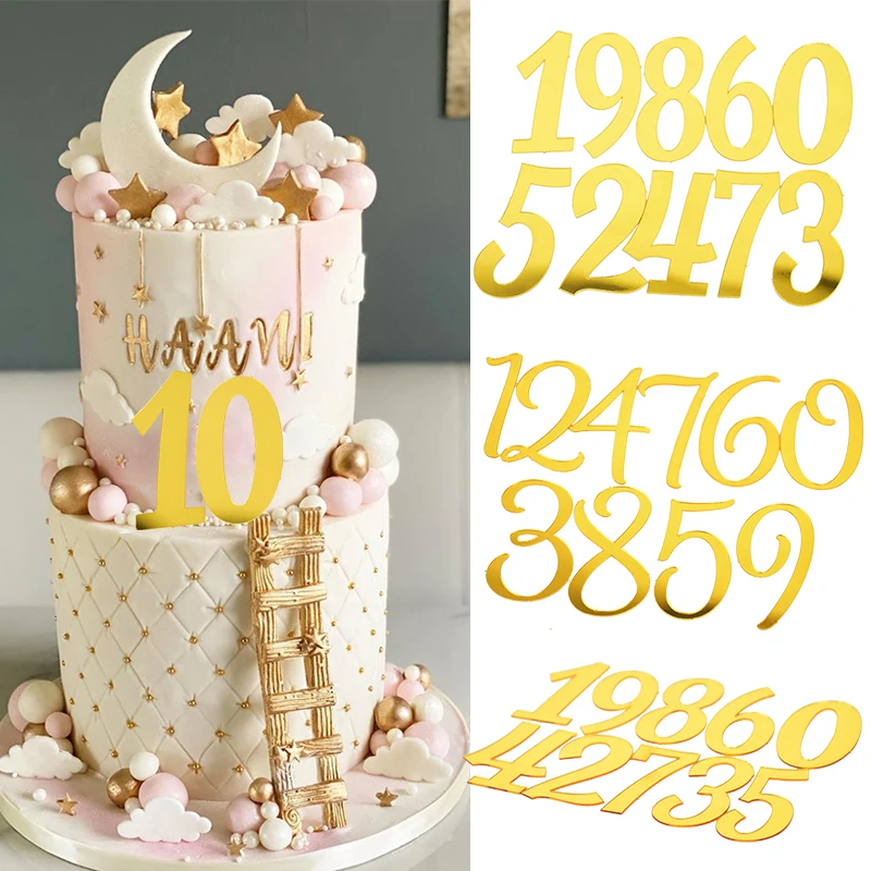 TOUR TOPPERS DE Gâteau En Acrylique Effacer Le Cercle Vide Bricolage