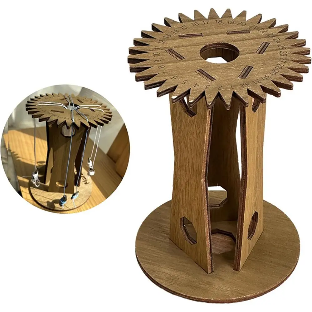 Vertical Kumihimo Marudai Disk New DIY Wooden Hand Rope Braiding Frame