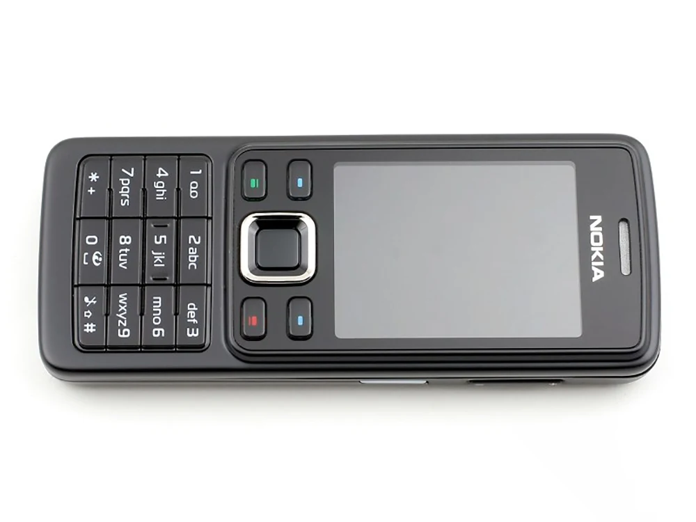 Original Nokia 6300 2G Mobile Phone 2.0'' GSM 900/1800/1900 Russian&Arabic Keyboard FM Radio MP3 Player Bluetooth CellPhone