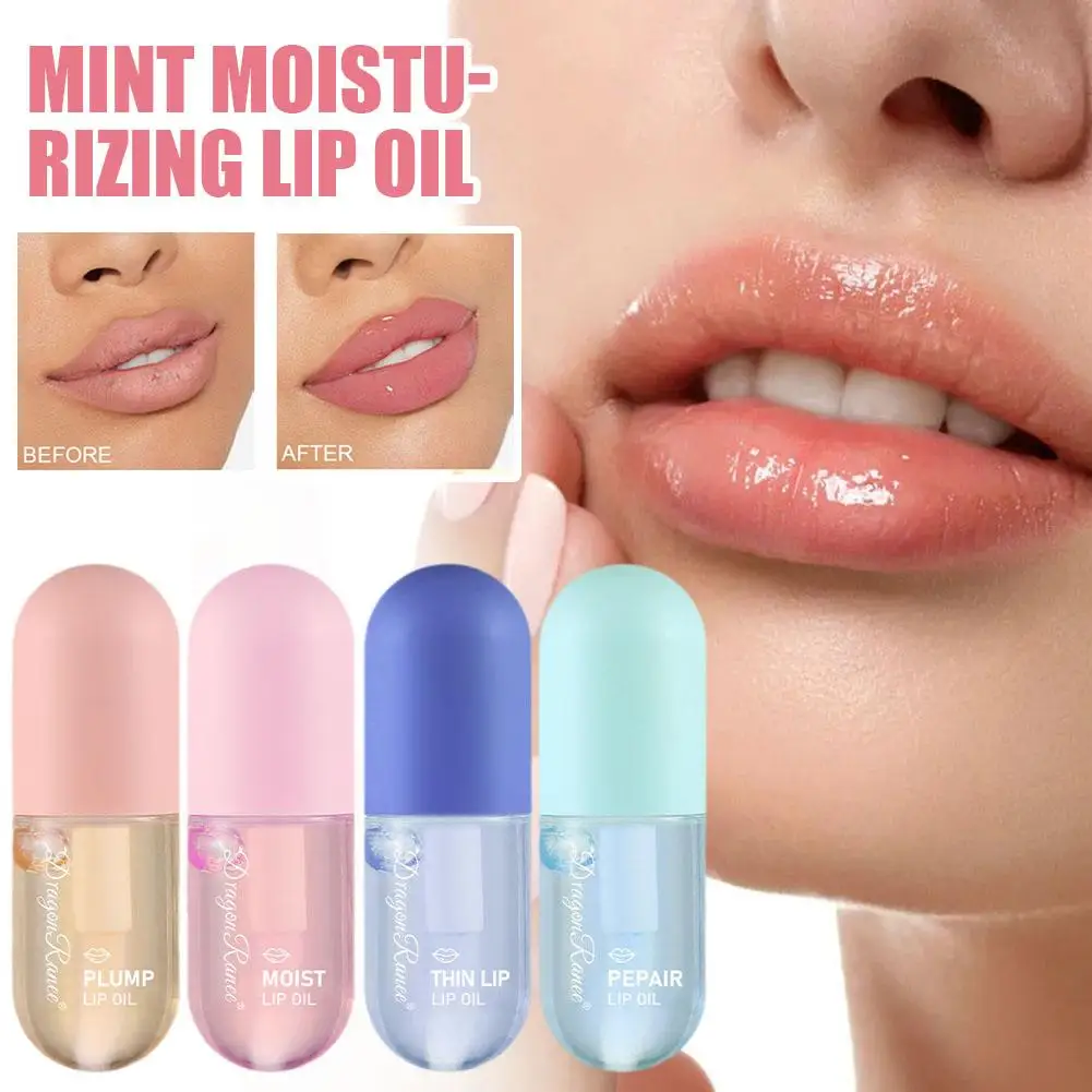 

Mint Peeling-off Lip Oil Lip Mask Lipstick Moisturizing Product Nourishing Lip Essence Hydrating Care Dudu Lip G8J7