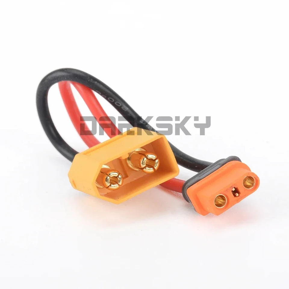 1PCS XT60 To IC2 Adapter Cable Plug Male/Female Replacement