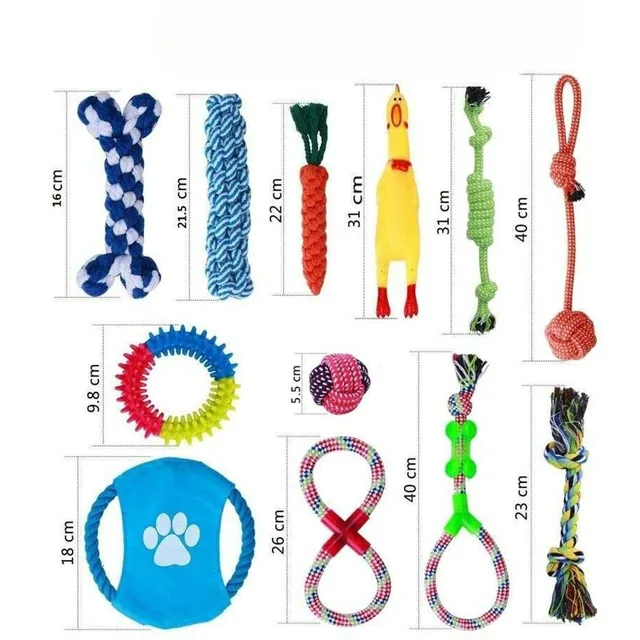 Durable Rubber Dog Toy Ball Chew Toy for Teething Puppies Interactive Noise ing Pet Supplies for Dogs Teeth inding 2