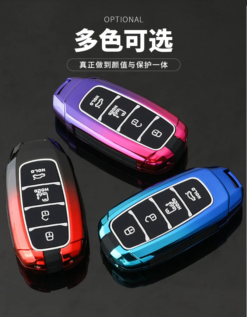Custodia per chiave auto per Hyundai Palisade SEL Veloster Santa Fe Ev Encino Solaris Azera Grandeur Ig Accent portachiavi accessori 8 Custodia per chiave auto per Hyundai Palisade SEL Veloster Santa Fe Ev Encino Solaris Azera Grandeur Ig Accent portachiavi accessori - Secde87d65bab4b53a890922b493a884bI