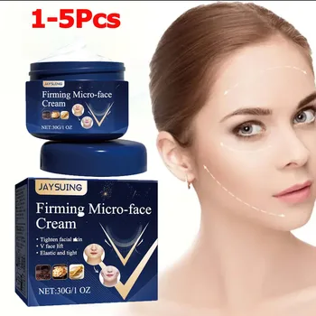 V-Shape Slimming Cream Tighten Mandibular Line Double Chin Lift Firming Face Fat Burning Massage V Face Cream Facial Skin Care 1