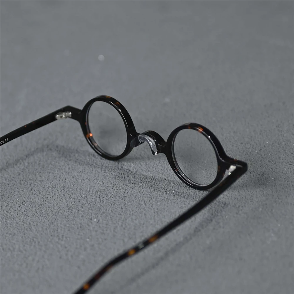 Cubojue Women's Full Rim Round Acetate Eyeglasses