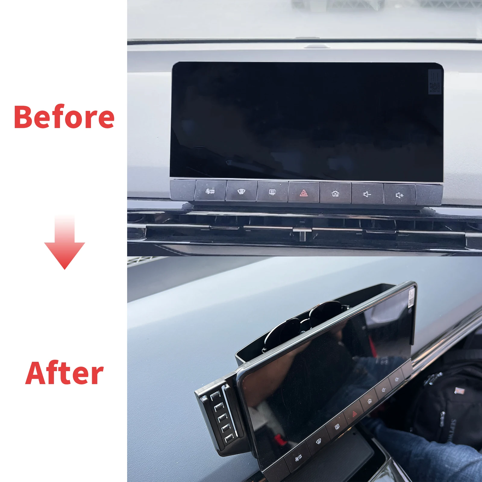 Car Mobile Phone Holder for MG 4 MG4-EV GPS Bracket Navigation Stand Auto Accessories