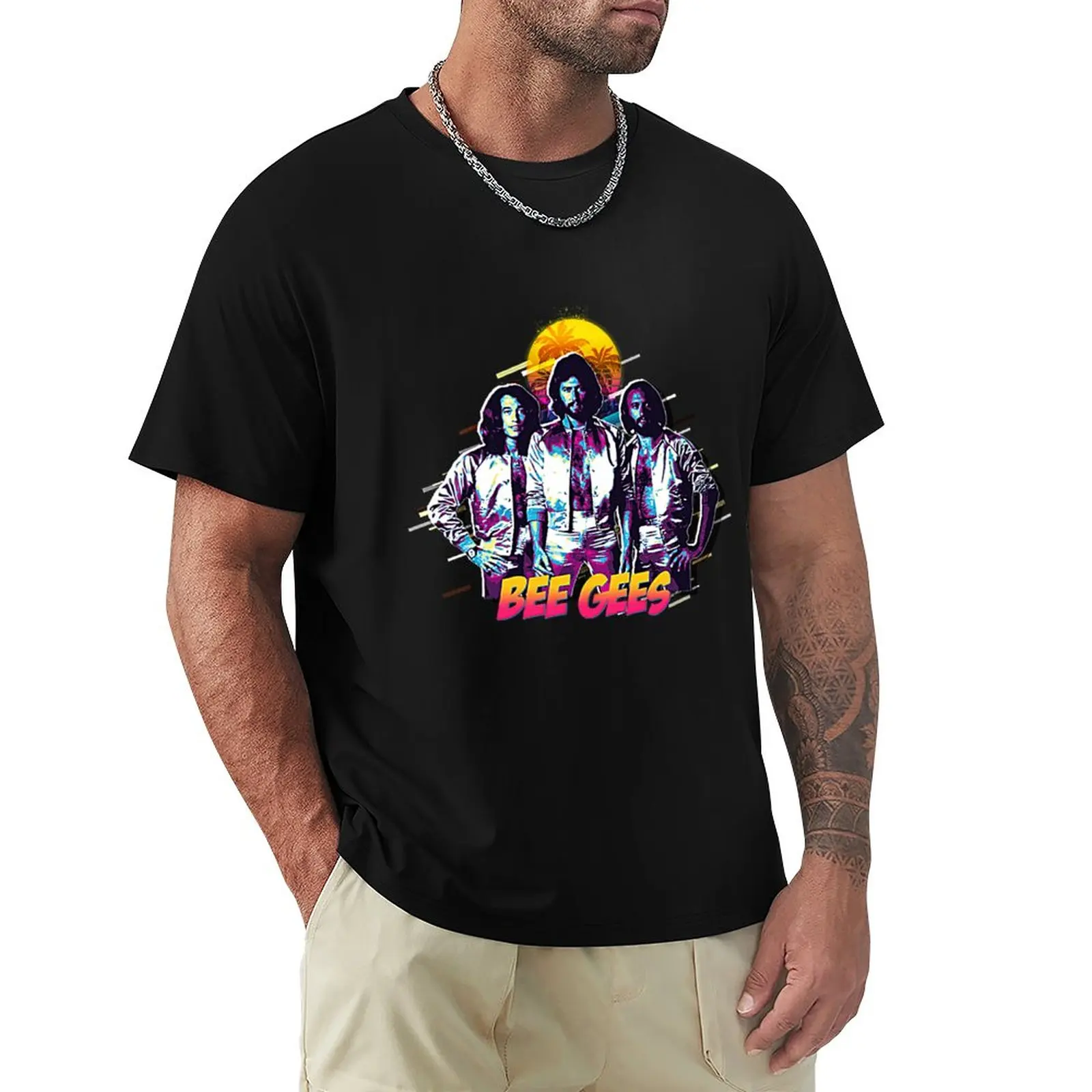 

Bee Gees band T-Shirt T-Shirt blank t shirts tops boys white t shirts cute tops mens big and tall t shirts