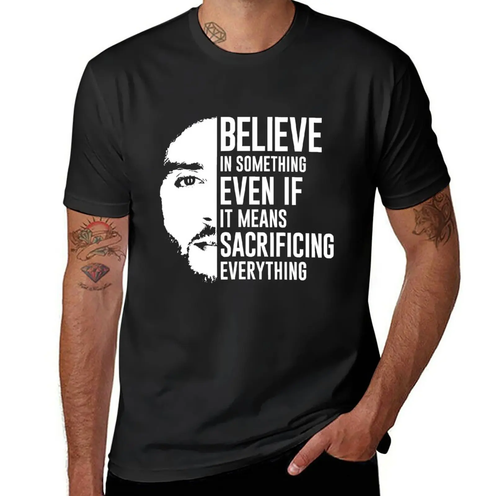 

New Believe In Something Football Colin Kaepernick Men Women T-Shirt boys t shirts man clothes korean fashion T-shirt men