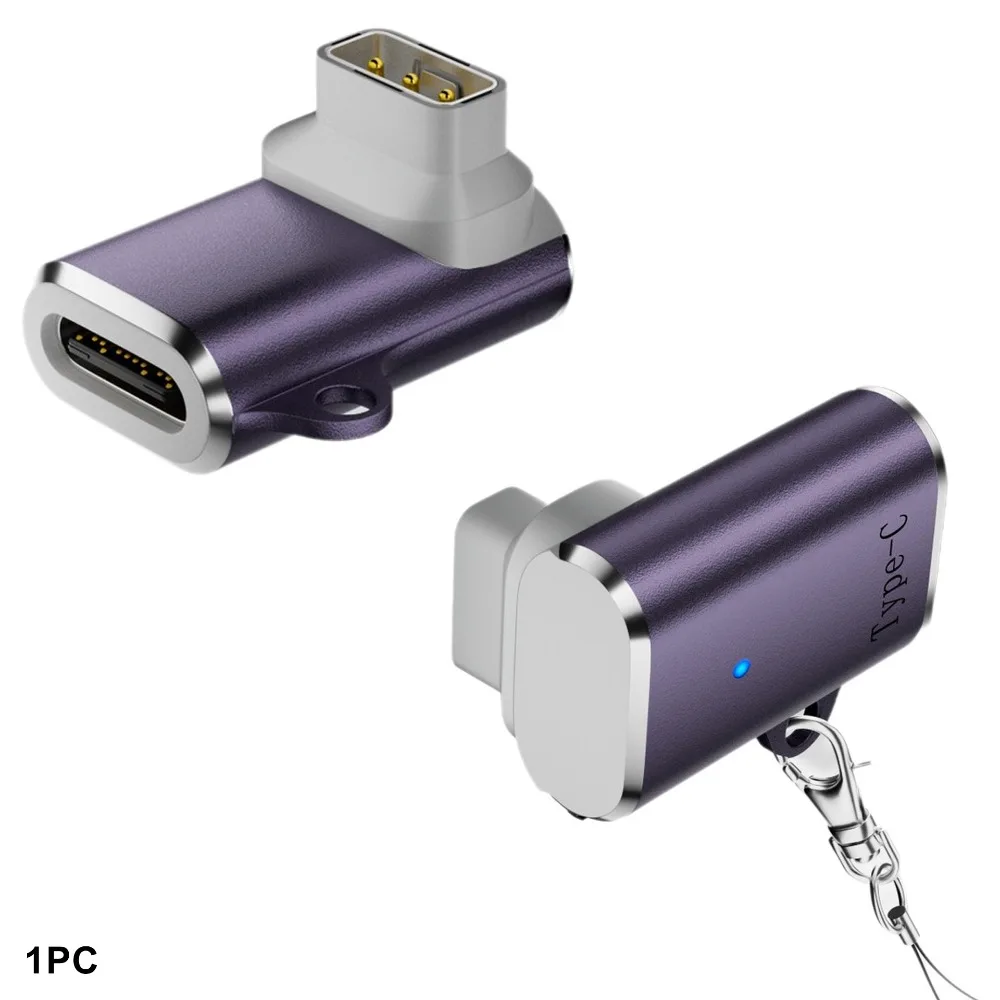 High-Speed Type-C to Magnetic Charger Converter with Indicator Light