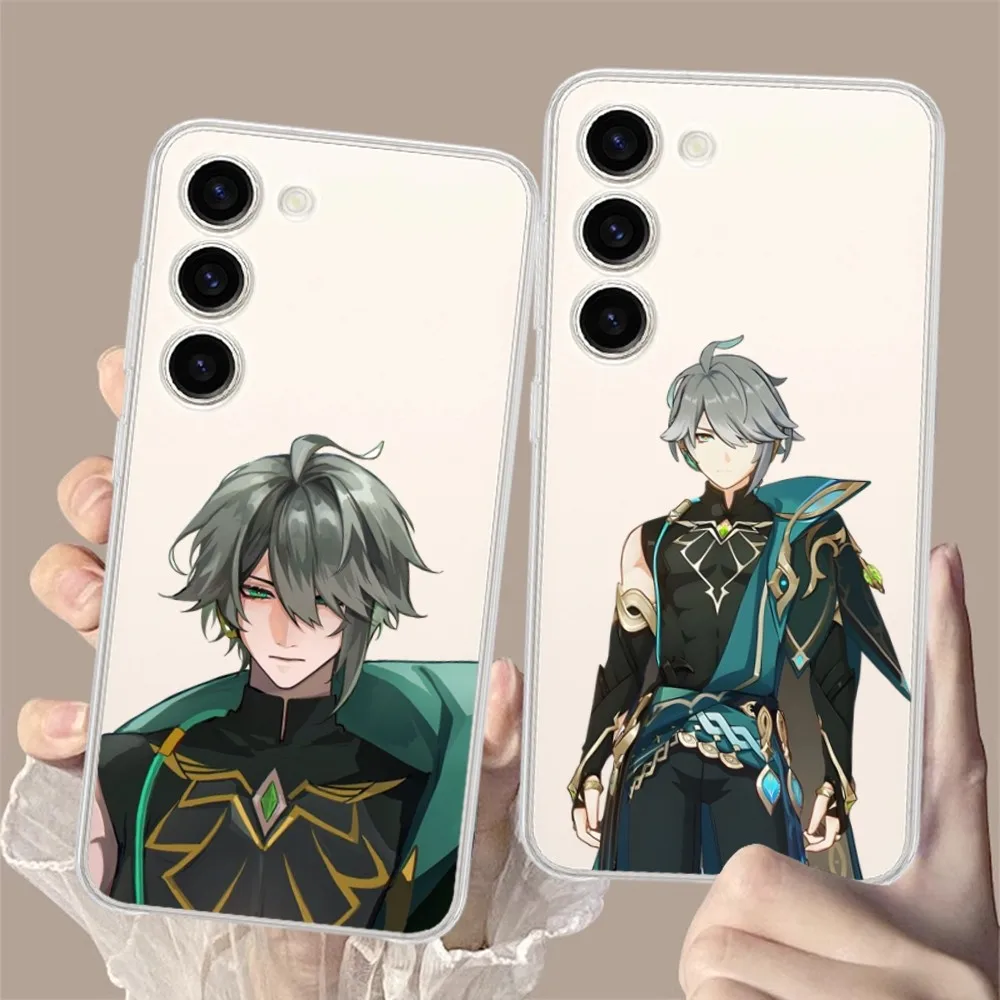 Чехол для телефона Genshin Imapct alhaiтема для Samsung Galaxy S8 8S G950F G950 A91 A80 A73 5G A72