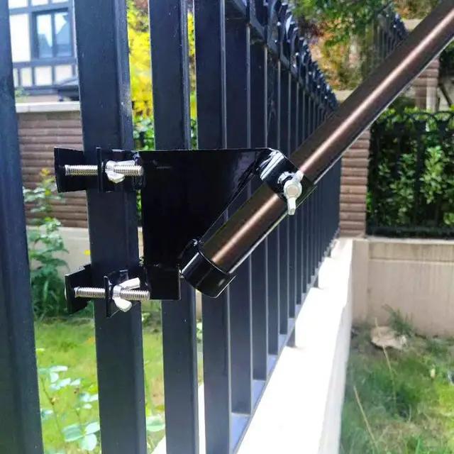 Kerti Zászló Konzol Fali Vízálló Rozsdamentes Acél Tartó Rozsda Ingyenes Falra Szerelt Zászlórúd - Image 2