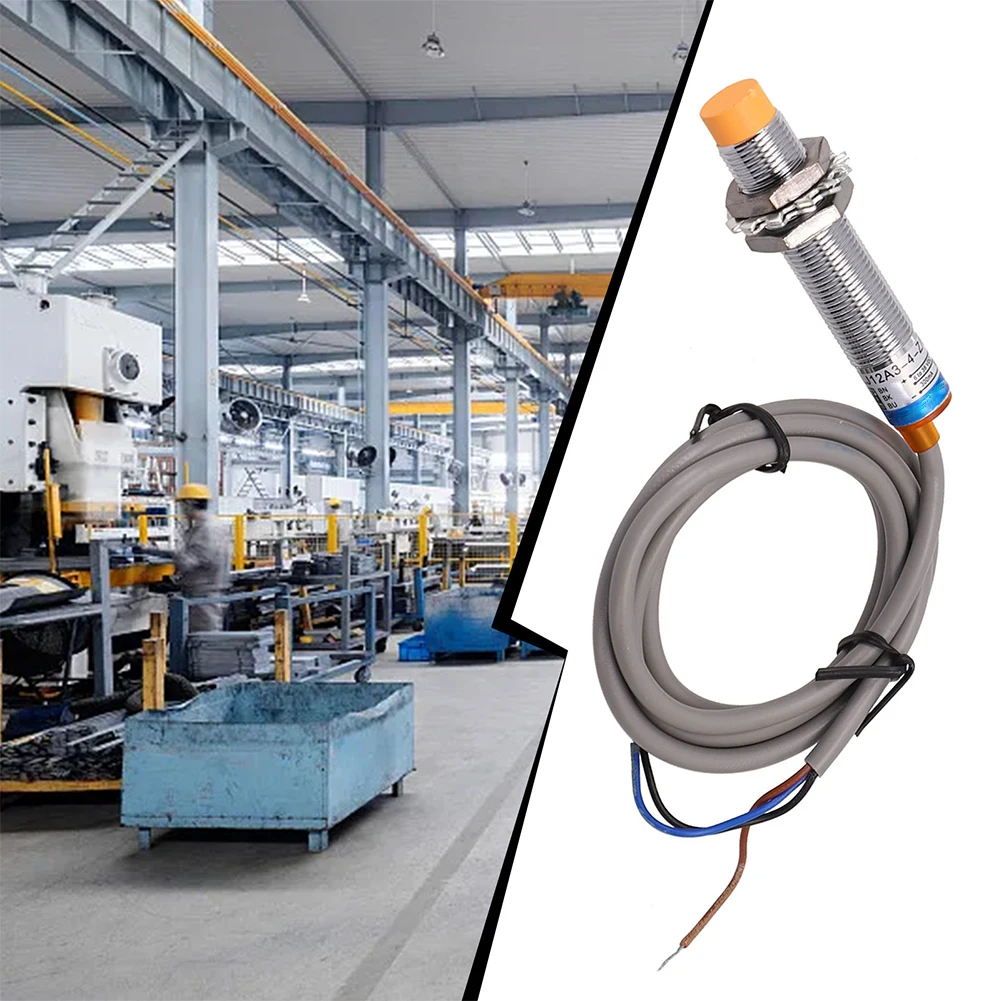 

2PCS LJ12A3-4-Z/BY Inductive Proximity Sensor Switch PNP 6V-36V Approach Switch Cylindrical 3-wire System Electrical Equipment