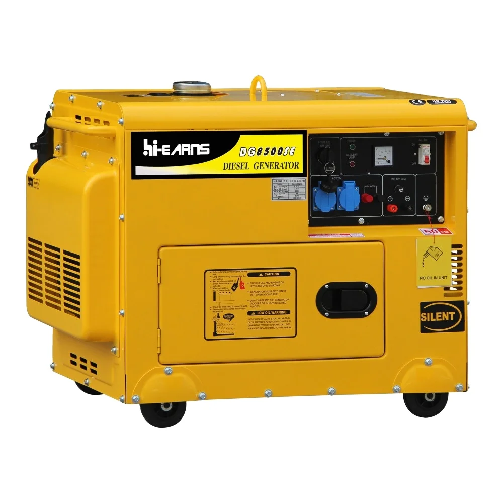 

Однофазный генератор DG8500SE, 6 кВт