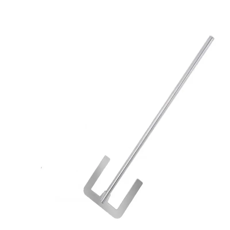1pc lab stainless steel E-type blade paddle with leaf-width 40mm to 120mm, stirrer impeller paddle with rod
