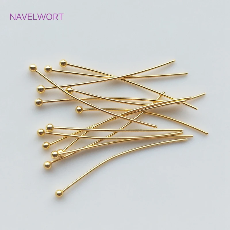 Metal Ball Head Pins Jewelry Making Accessories Making Jewelry Gold