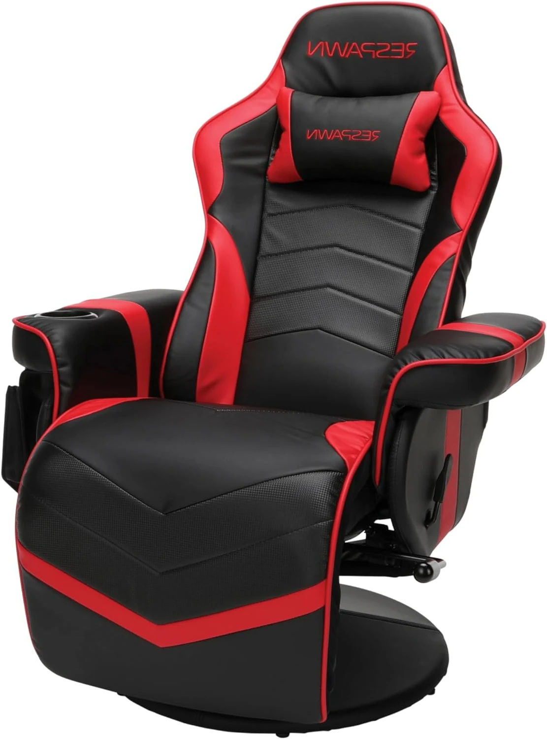 

Gaming Recliner - Video game console recliner, computer recliner, adjustable leg rest and recliner, recliner with cup holder