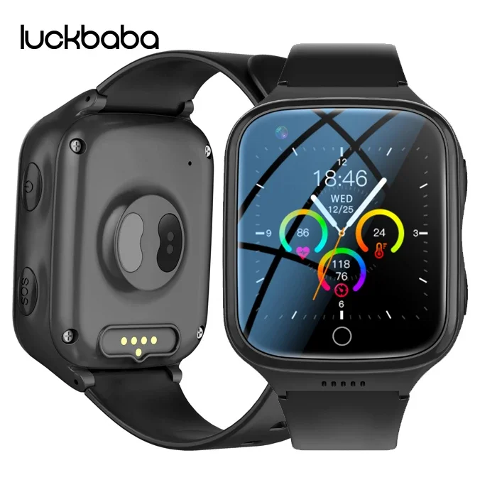 4G Anziani Smart Watch Frequenza Cardiaca Assistenza Sanitaria Chat Vocale Sos Remote Gps Tracker Phone Watch Con Sim Reloj Sos Personas Mayores