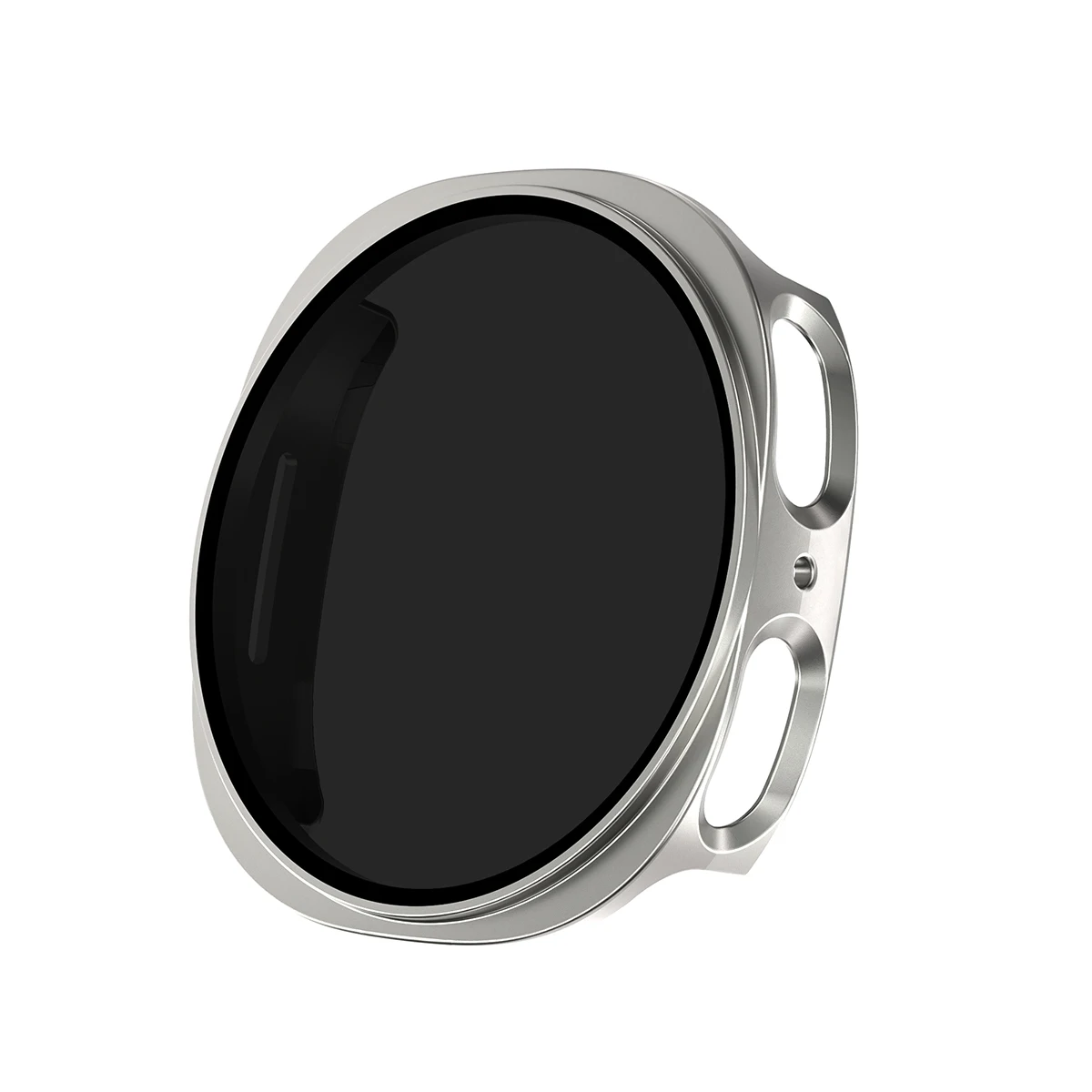 Enhanced Privacy Glass Screen Protector with Protective Case for Smartwatches - Tempered, Anti-Peeping, and Durable Design