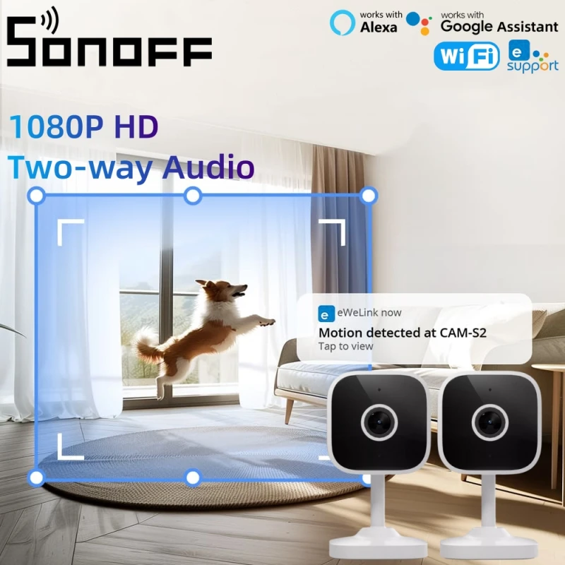 SONOFF CAM Slim Gen2 1080P HD WiFi Smart Home Security Camera