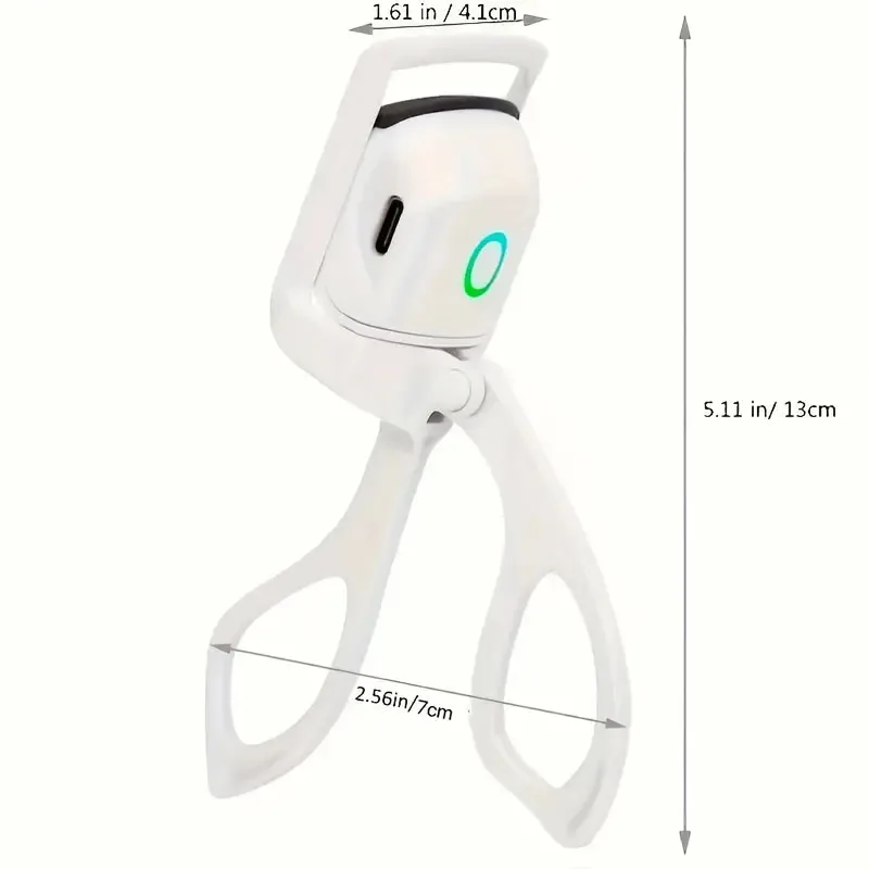 Iron Eyelash Curler Electric Curl Long Lasting Definition Eyelash Curler USB Rechargeable Heated Iron Eyebrow Magi