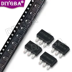 100PCS Voltage Regulator ICs in Compact SOT - 89 Package (HT7833)
