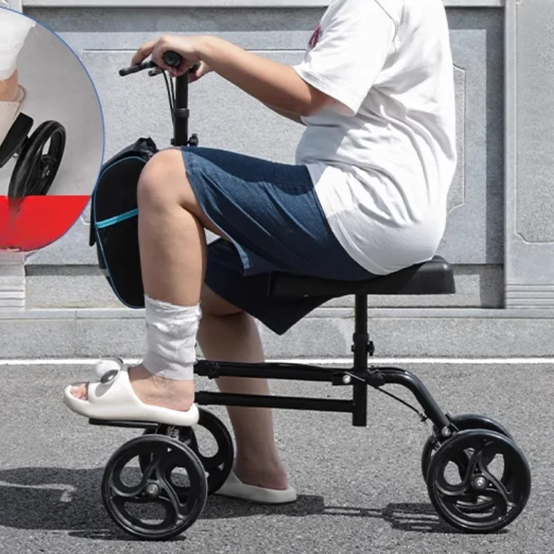Foot Fracture Convenient Walking Aid, Post-Op Rehabilitation Walking Aid, Comfortable Cane Walker, Ankle Injury Aid