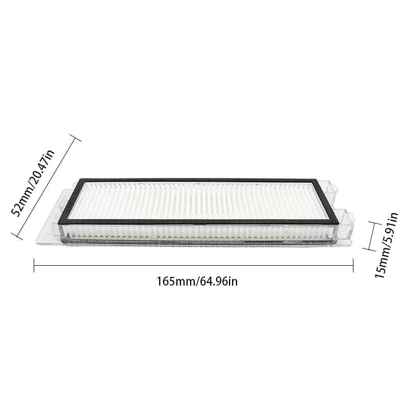 Roborock Vacuum Cleaner Accessories: Main Brush, Side Brush, HEPA Filter, Mop Cloths, Dust Bag
