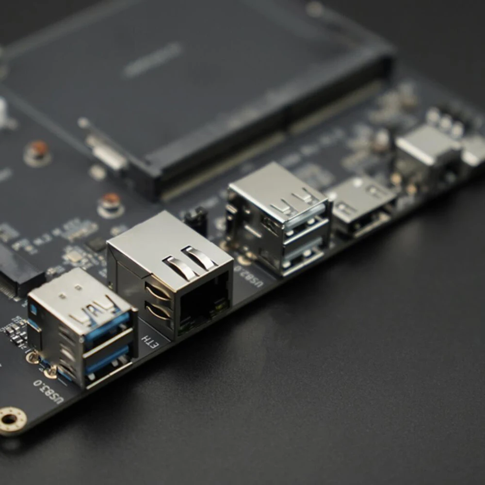 라떼판다 MU 컴퓨팅 모듈 개발 플랫폼 SBC용 DFRobot Lite 캐리어 베이스 보드 (USB 3.0, 이더넷, PCIe 3.0, M.2 M 키, HDMI 포함)