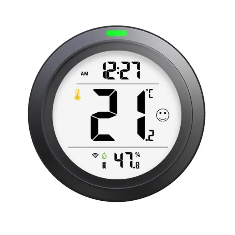 

Датчик температуры и влажности Tuya 2 в 1 с Wi-Fi, умный будильник с управлением через приложение, интеллектуальная защита для безопасности