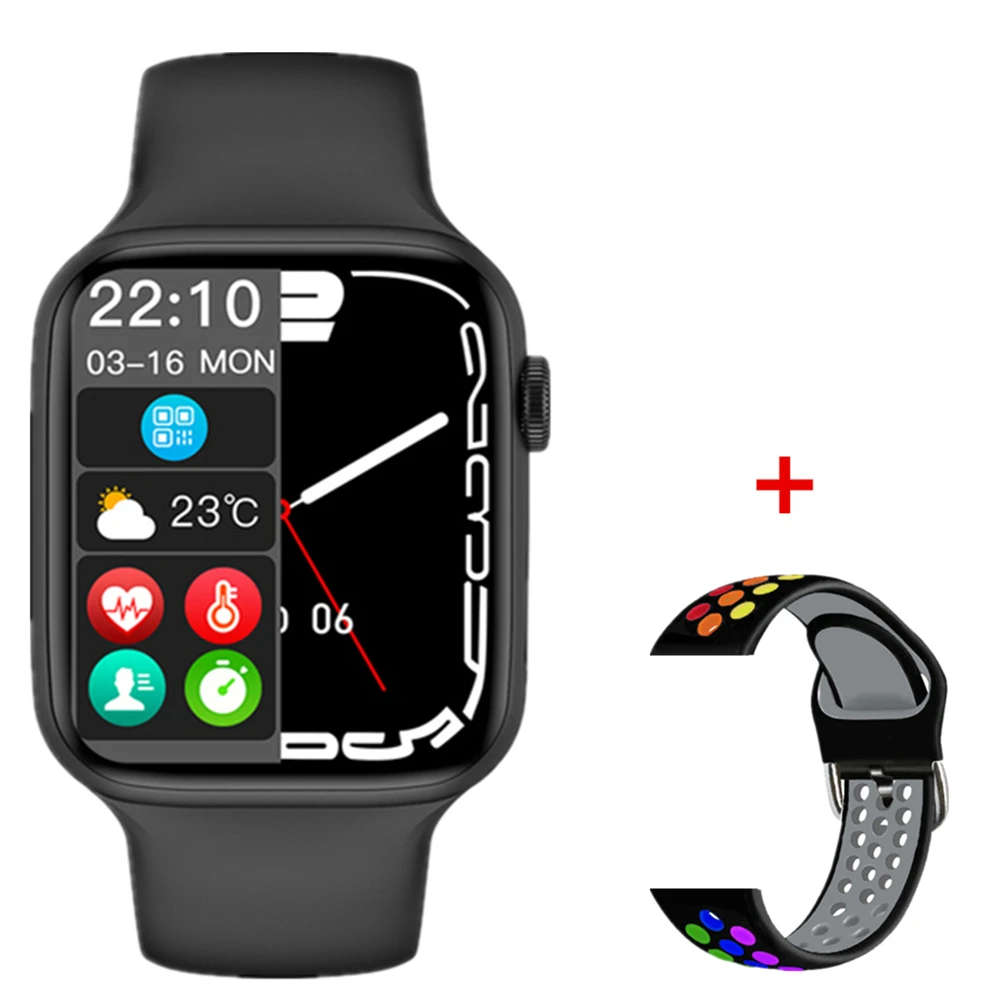 2022 DT NO.1 Sport Smart Watch Series 7 1.9" HD Screen NFC GPS Tracker Bluetooth Call Men Women 45mm Smartwatch for Apple Xiaomi 