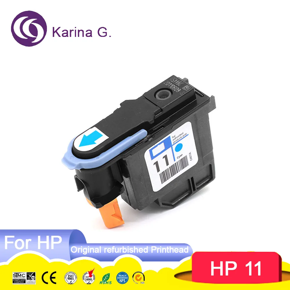 Cabeça de Impressão Remanufaturados para Hp11 C4810a C4811a C4812a C4813a Terno para hp Designjet 500 510 800 100 110 500 510 815 Printer - Imagem 6