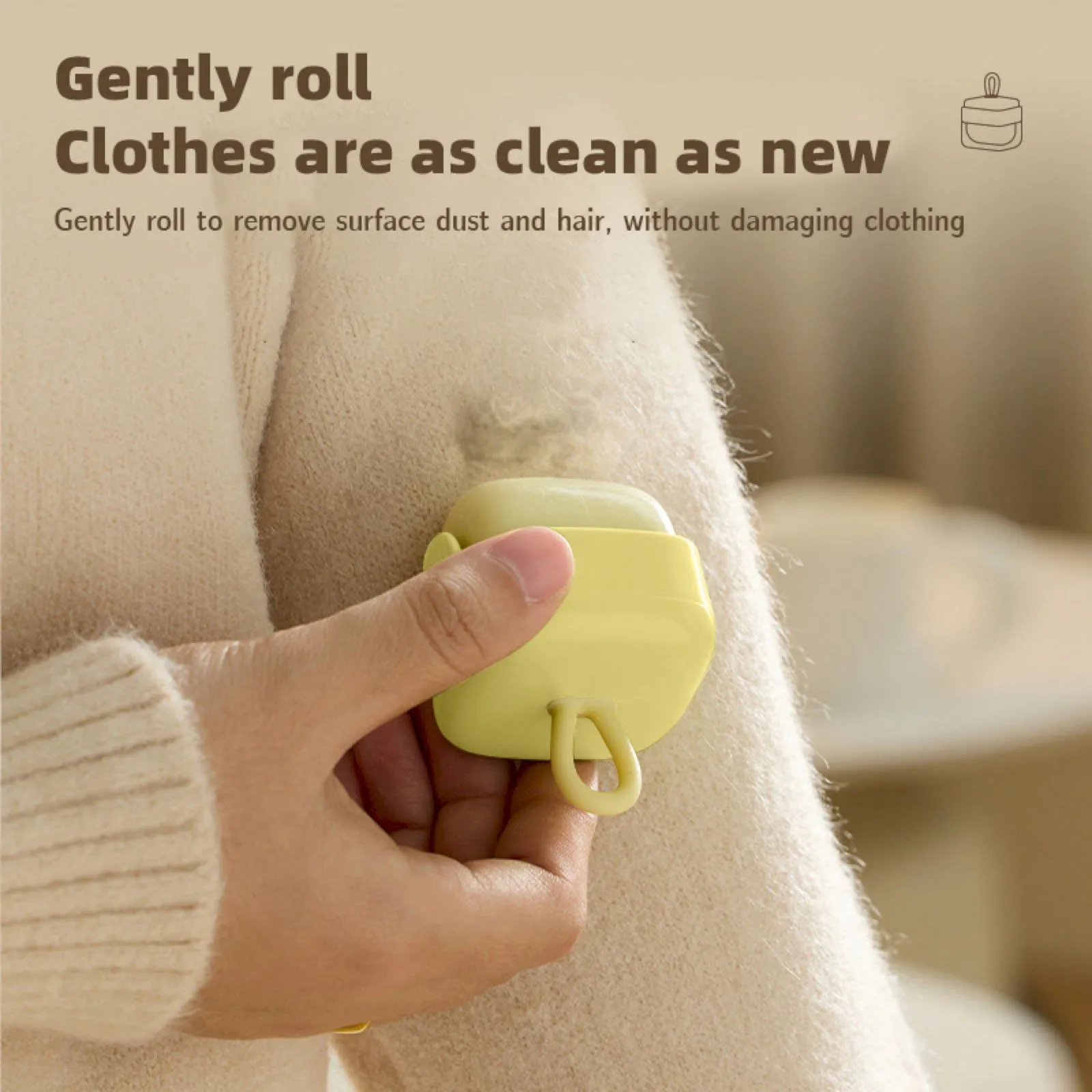 Portable Washable Lint Roller for Pet Hair Removal