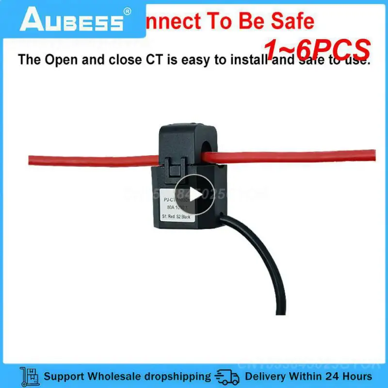 

1~6PCS Tuya Smart Life WiFi Digital Energy Meter 80A with Current Transformer Sensor Clamp Power Consumption Monitor 110V 240V