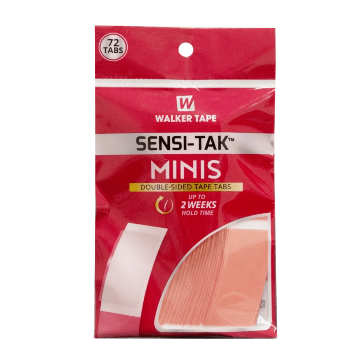 Hstonir Sensi-Tak Tape Contorni Minis Easy Clean Low Residue Poly Units Red Liner Water Proof Hair Hold Tape Clear Walker T023
