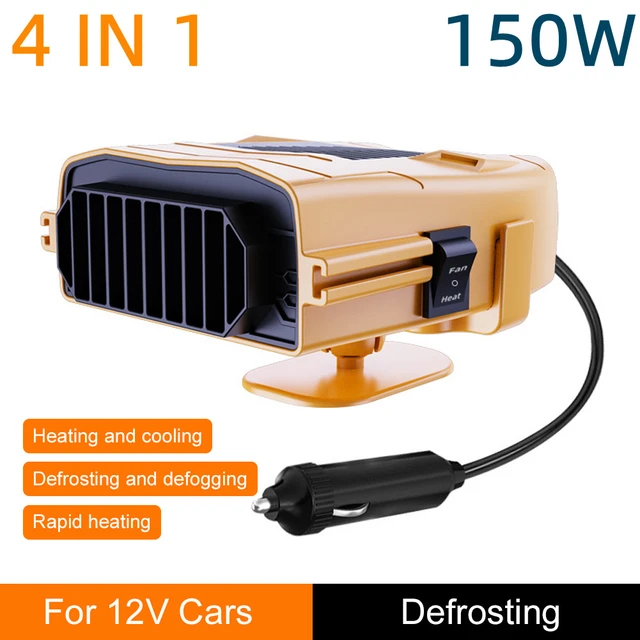 2 In 1 Portable Car Heater Cooling Fan 12V 150W Car Windshield Defroster  Demister - AliExpress