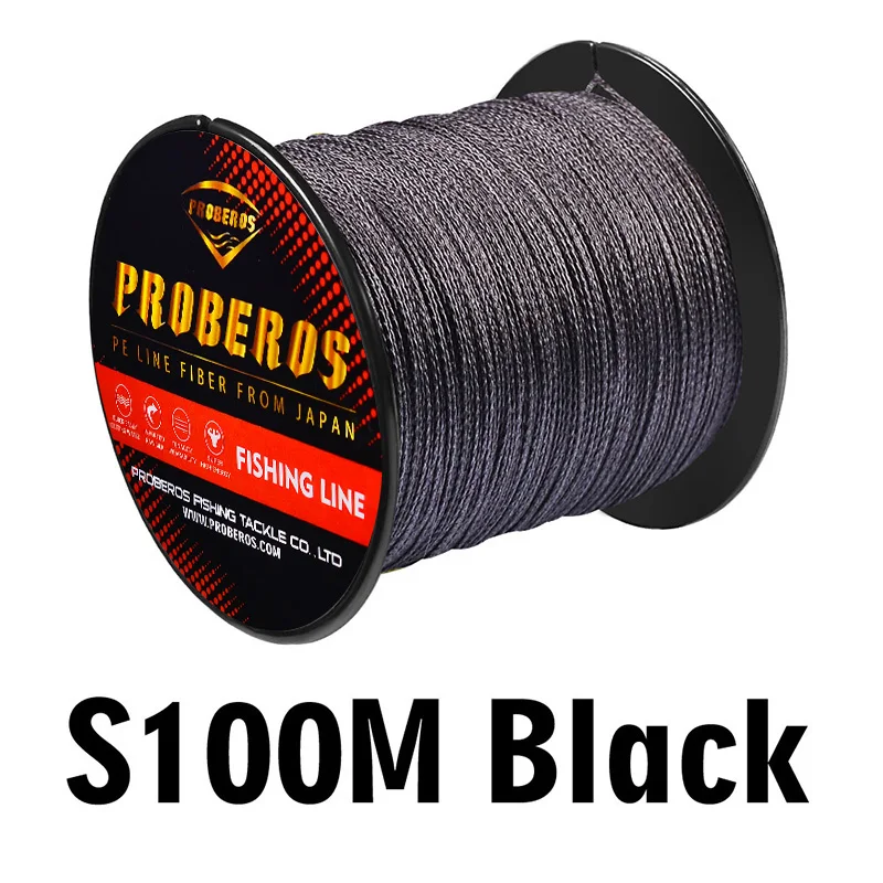 100M Fishing Line Red / Green / Grey /Yellow/Blue braided fishing