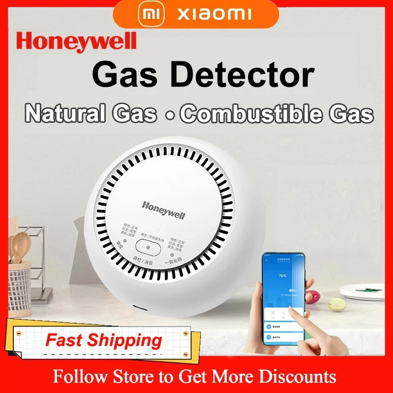 Xiaomi – capteur de gaz Combustible domestique, détecteur de monoxyde de carbone, alarme de gaz naturel, testeur, contrôle de la maison intelligente, sécurité, application MiHome