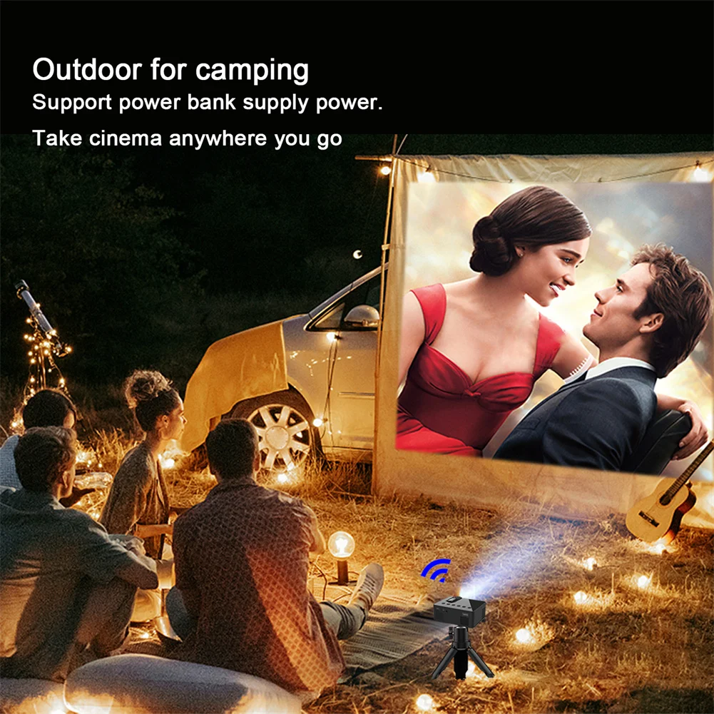 YT100 Portable Kids Smart Projector WiFi Mini Projector HD Video Projector For Smart Phones Tablet