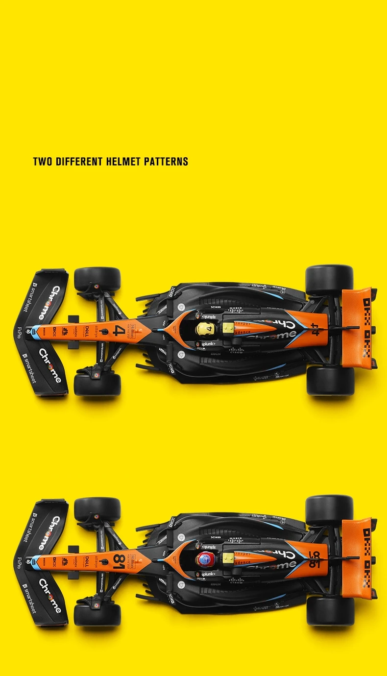 McLaren MCL60 2023 F1 Yarış Aracı 1/24 Ölçekli CCA Diecast Model Araba 