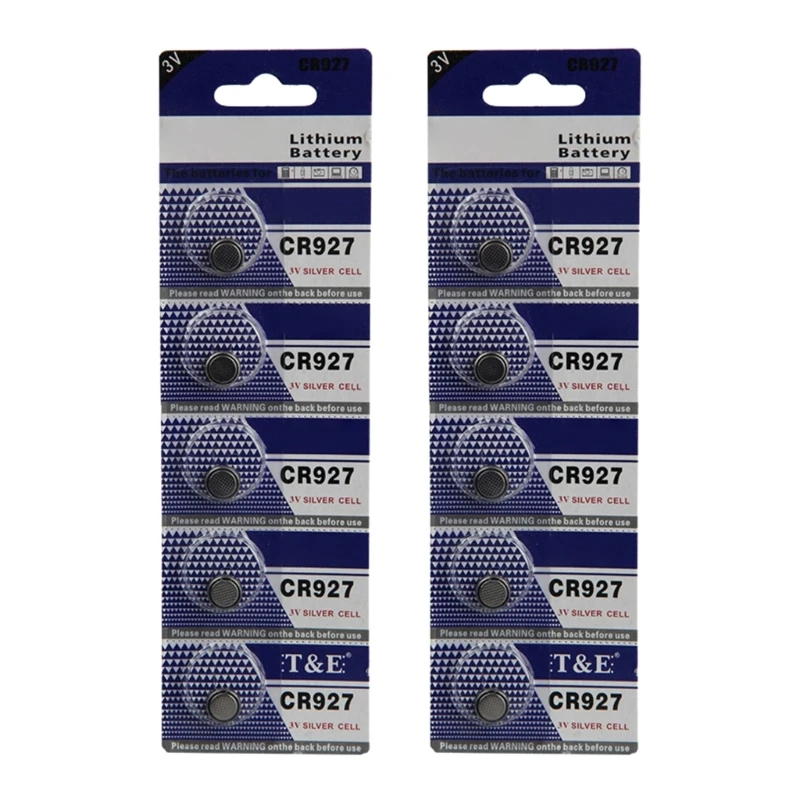 5/10Pcs CR927 Button Coin Cells for Remote Control Keys Toy 3V Lithium Battery Drop Shipping