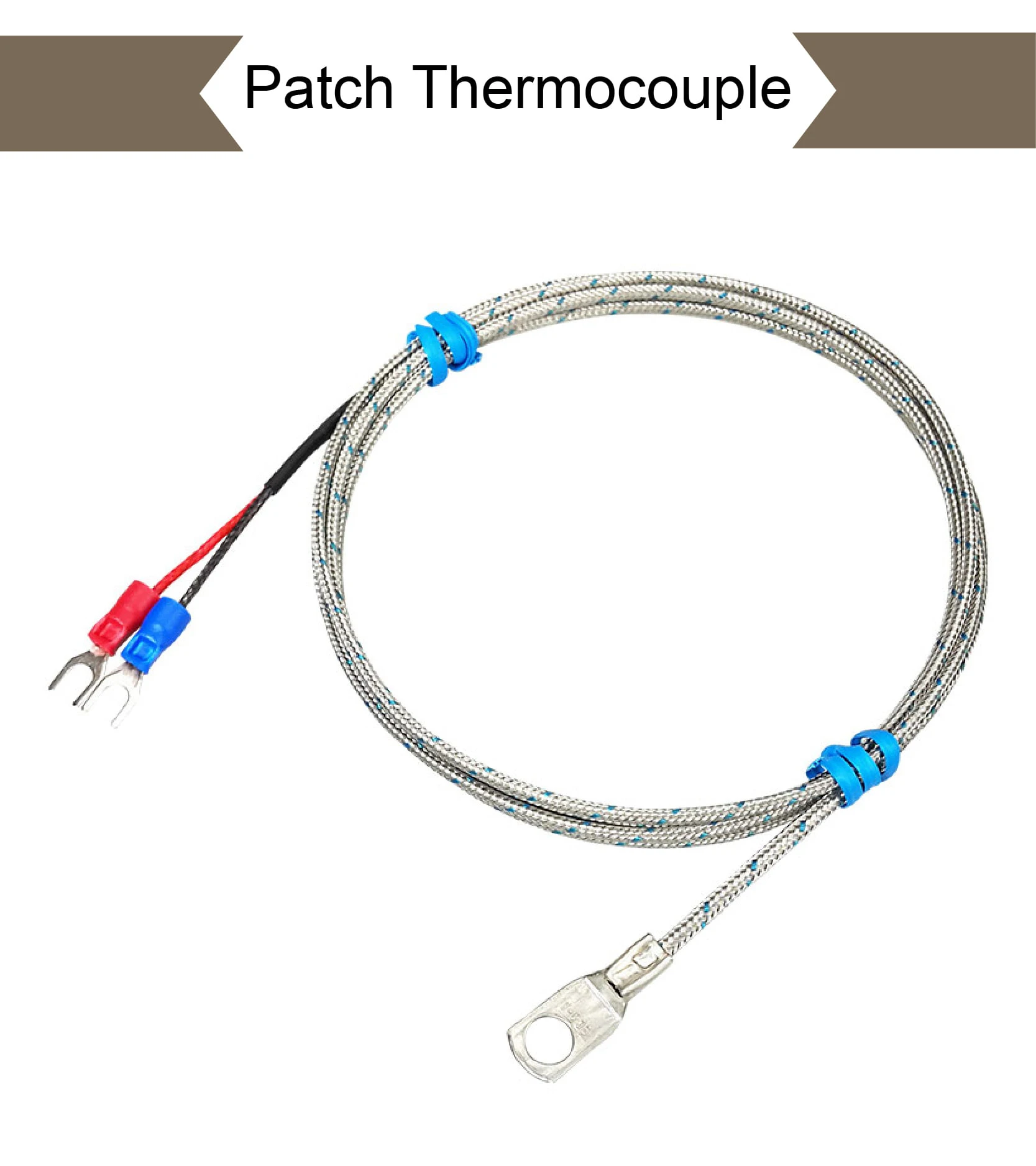 WRNT-TP Surface Mount Thermocouple K E Type with M6 Ring Terminal 0–400°C 0–600°